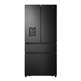 Hisense, NoFrost, 480 L, height 182 cm, black - SBS-Refrigerator