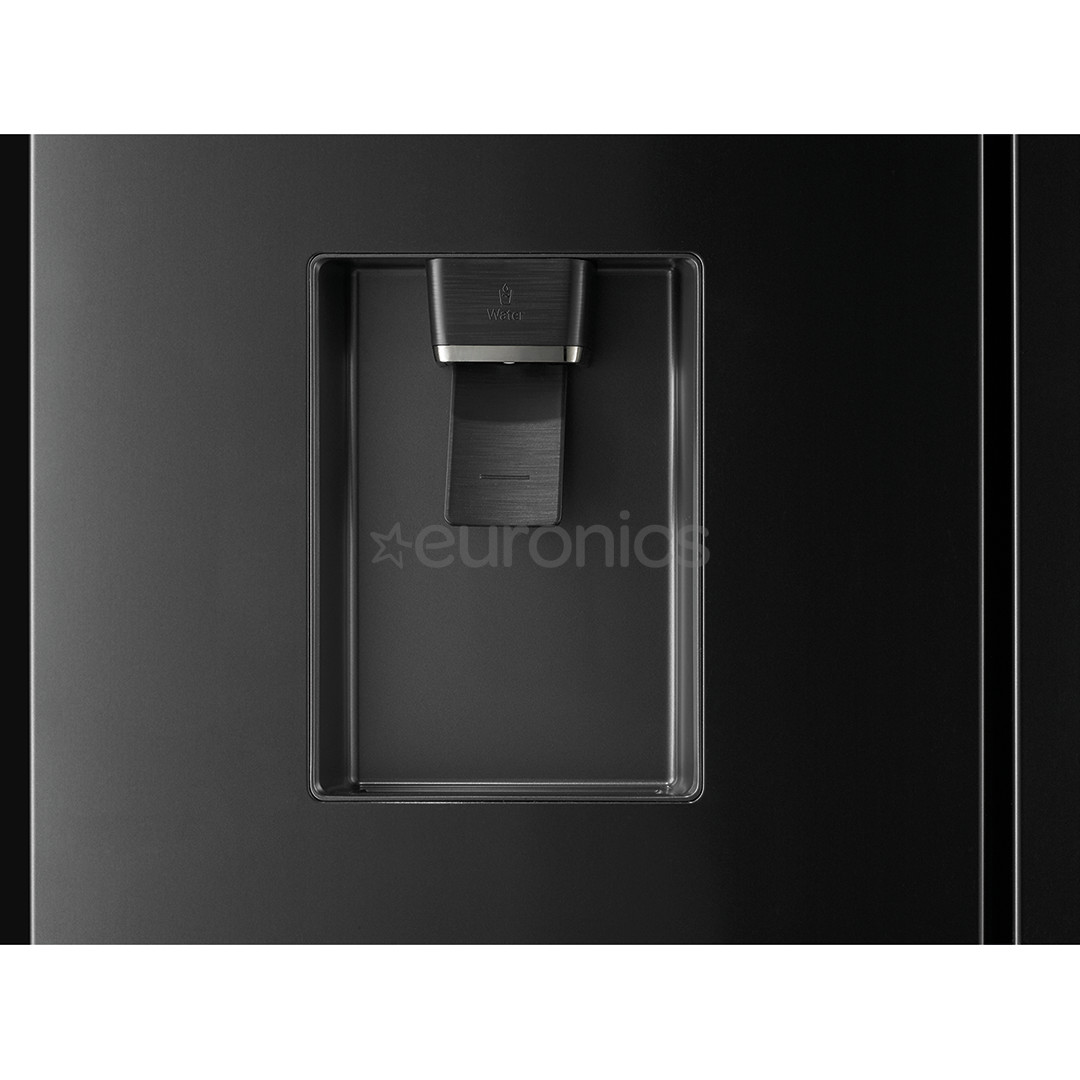 Hisense, NoFrost, 480 L, height 182 cm, black - SBS-Refrigerator