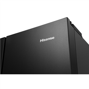 Hisense, NoFrost, 480 L, height 182 cm, black - SBS-Refrigerator