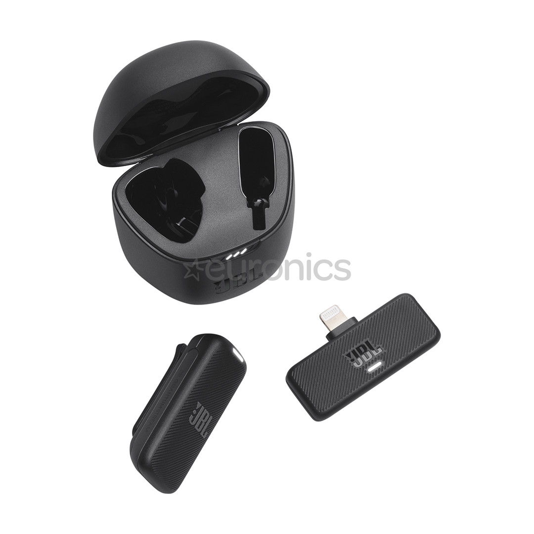 JBL Quantum Stream Wireless Lightning, melna - Bezvadu mikrofons