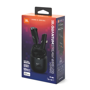 JBL Quantum Stream Wireless Lightning, melna - Bezvadu mikrofons