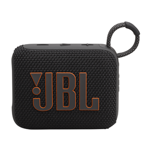 JBL GO 4, melna - Portatīvais bezvadu skaļrunis