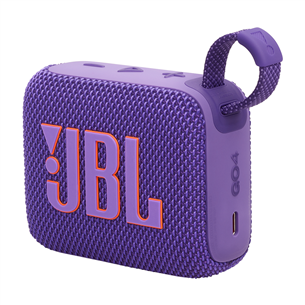JBL GO 4, lillā - Portatīvais bezvadu skaļrunis JBLGO4PUR
