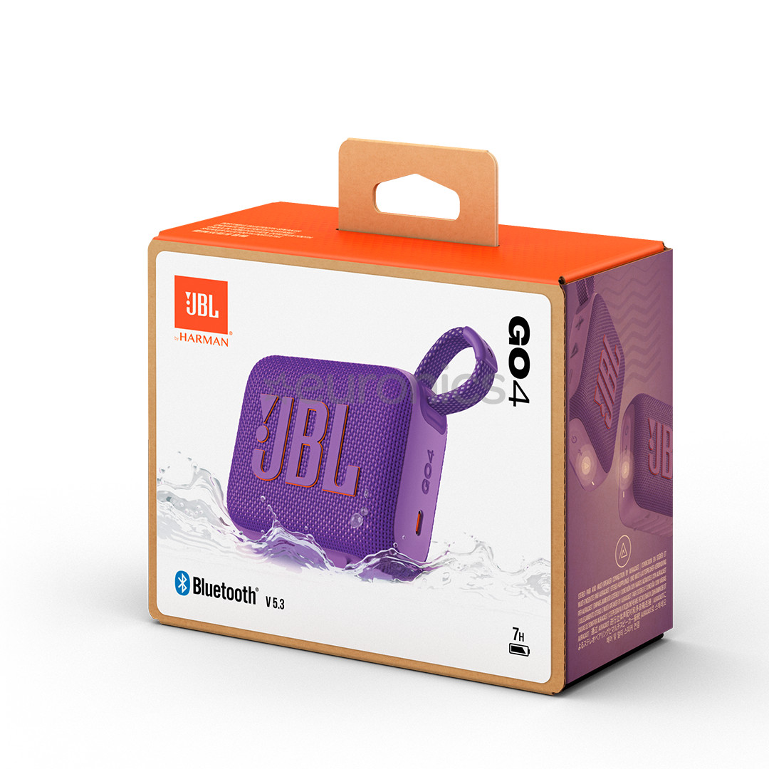 JBL GO 4, purple - Portable wireless speaker