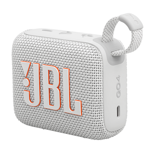 JBL GO 4, white - Portable wireless speaker