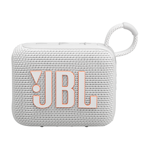 JBL GO 4, белый - Портативная беспроводная колонка