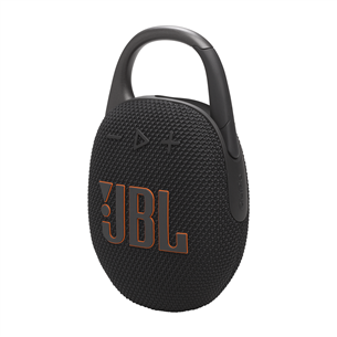 JBL Clip 5, melna - Portatīvais bezvadu skaļrunis JBLCLIP5BLK