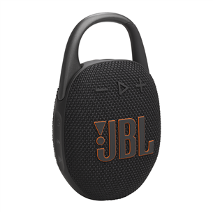 JBL Clip 5, melna - Portatīvais bezvadu skaļrunis