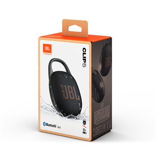 JBL Clip 5, black - Portable Wireless Speaker