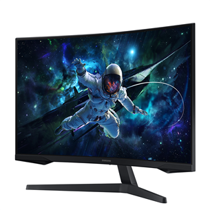 Samsung Odyssey G5 G55C, 32'', QHD, 165 Hz, LED VA, izliekts, melna - Monitors