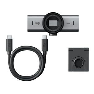 Logitech MX Brio, 4K, USB-C, black - Webcam