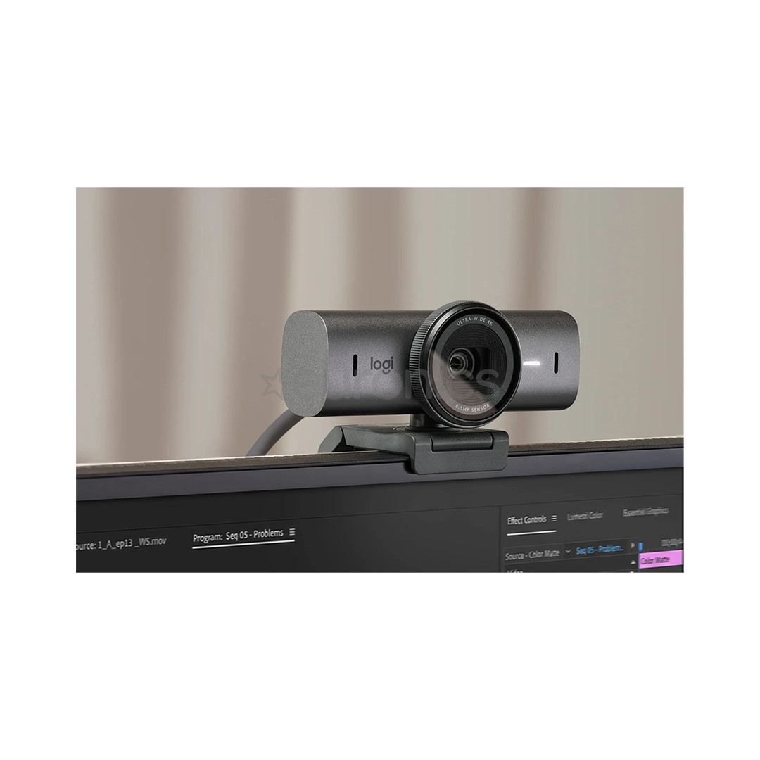 Logitech MX Brio, 4K, USB-C, черный - Веб-камера