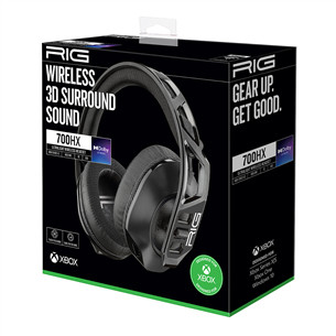 Nacon RIG 700 HX, Xbox, melna - Bezvadu austiņas ar mikrofonu