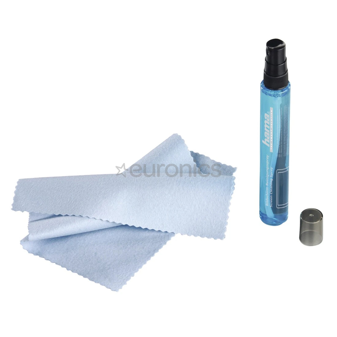 Hama Screen Cleaner, TV and Office, 15 ml - Spray and Cleaning Cloth