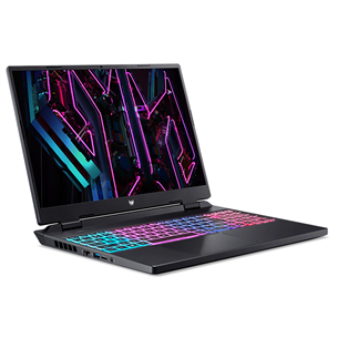 Acer Predator Helios Neo 16, 16'', WUXGA, 165 Hz, i7, 16 GB, 512 GB, RTX 4060, ENG, melna - Portatīvais dators