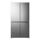 Hisense, Total No Frost, 609 л, высота 179 см, нерж. сталь - SBS-холодильник