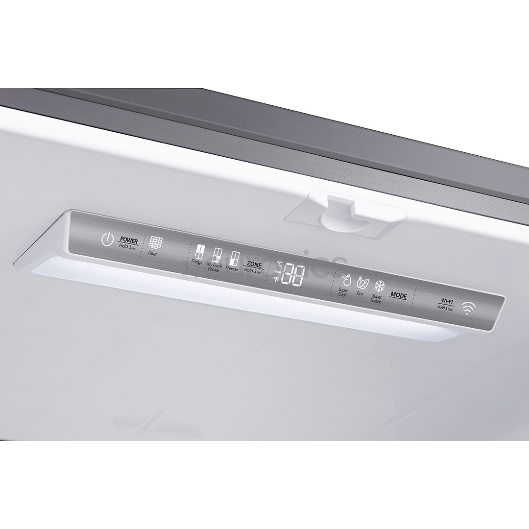 Hisense, Total No Frost, 609 л, высота 179 см, нерж. сталь - SBS-холодильник