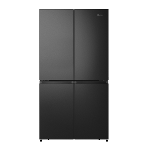 Hisense, Total No Frost, 609 л, высота 179 см, черный - SBS-холодильник RQ758N4SBFE