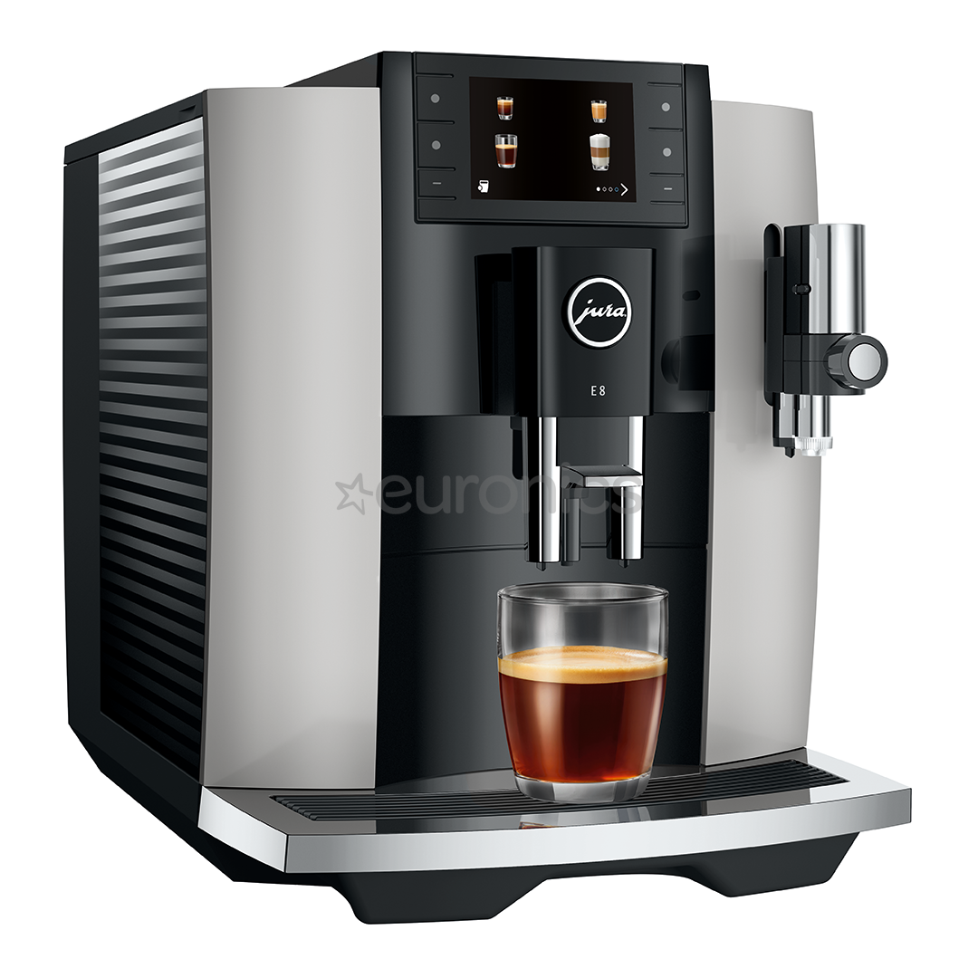 JURA E8 Platin (EC), grey - Espresso machine