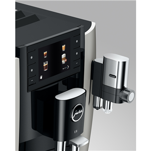 JURA E8 Platin (EC), grey - Espresso machine