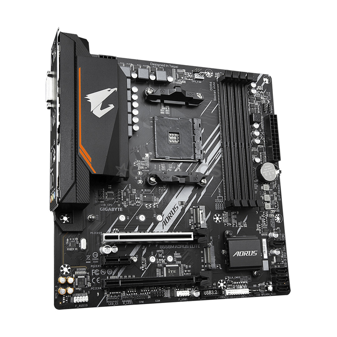 Gigabyte B550M Aorus Elite 1.3, mATX - Mātesplate
