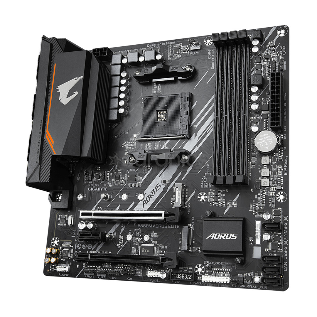 Gigabyte B550M Aorus Elite 1.3, mATX - Mātesplate