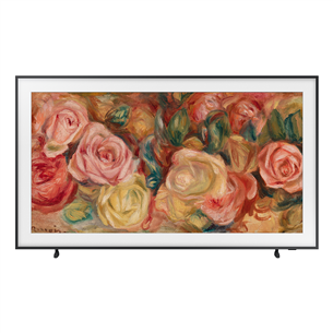 Samsung The Frame (2024) LS03D, 75'', 4K UHD, QLED, melna - Televizora rāmis QE75LS03DAUXXH