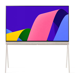 LG OLED Objet Collection Posé, 55'', 4K UHD, OLED, zelta/bēša - Televizors