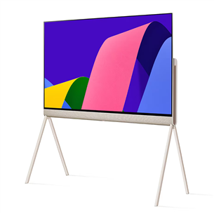 LG OLED Objet Collection Posé, 55'', 4K UHD, OLED, золотистый/бежевый - Телевизор