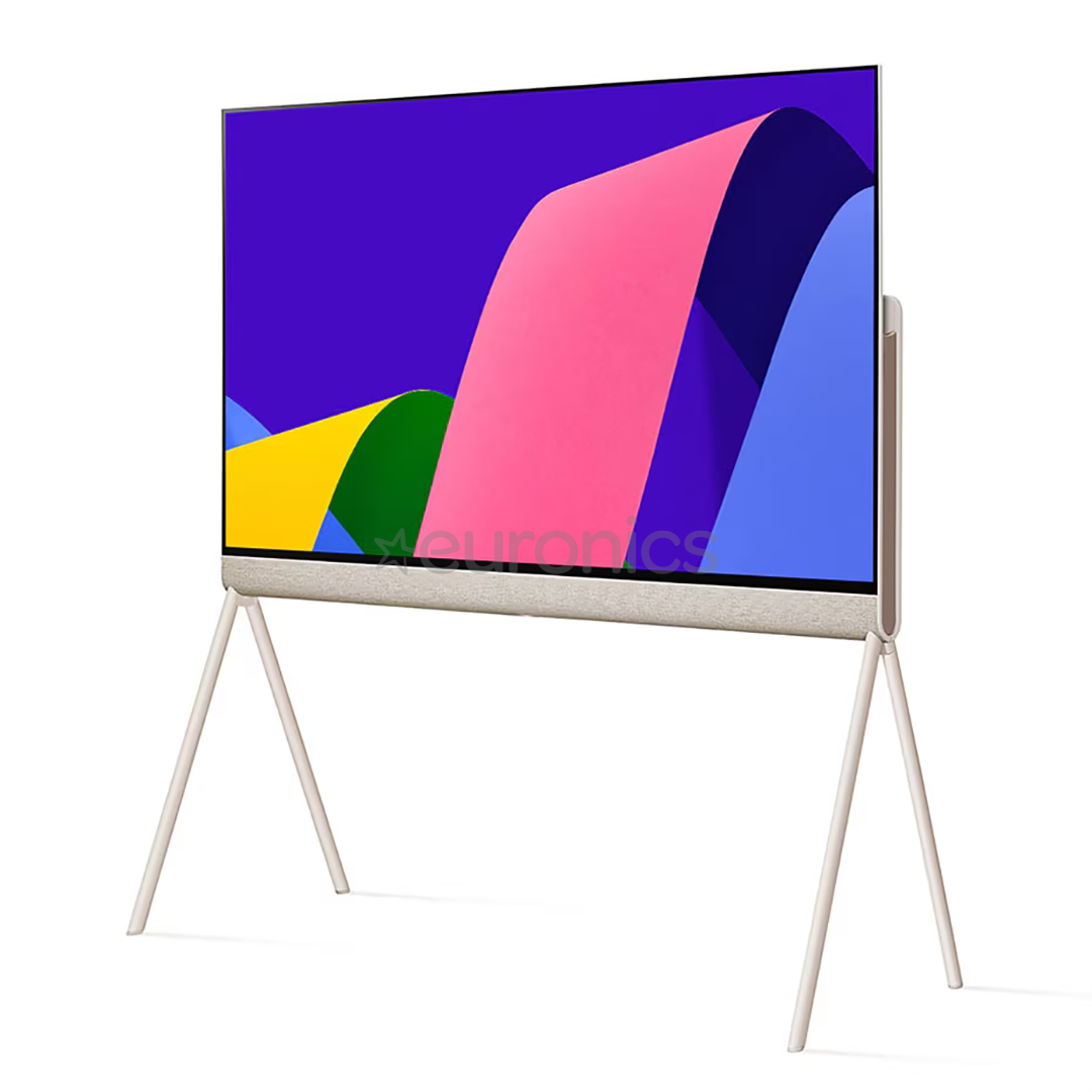 LG OLED Objet Collection Posé, 55'', 4K UHD, OLED, золотистый/бежевый - Телевизор
