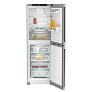 Liebherr, NoFrost, 319 L, height 186 cm, silver - Refrigerator