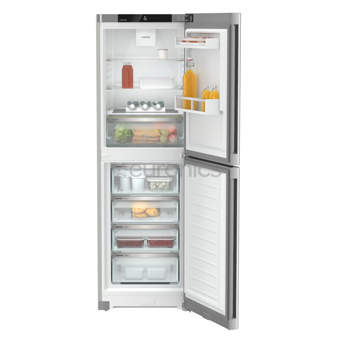 Liebherr, NoFrost, 319 L, height 186 cm, silver - Refrigerator