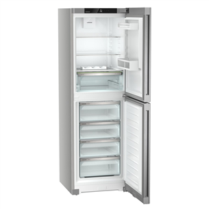 Liebherr, NoFrost, 319 л, высота 186 см, серебристый - Холодильник