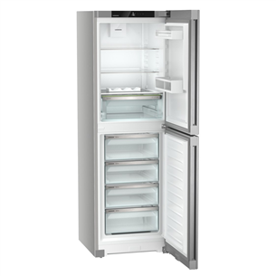 Liebherr, NoFrost, 319 L, height 186 cm, silver - Refrigerator