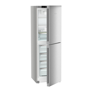 Liebherr, NoFrost, 319 L, height 186 cm, silver - Refrigerator