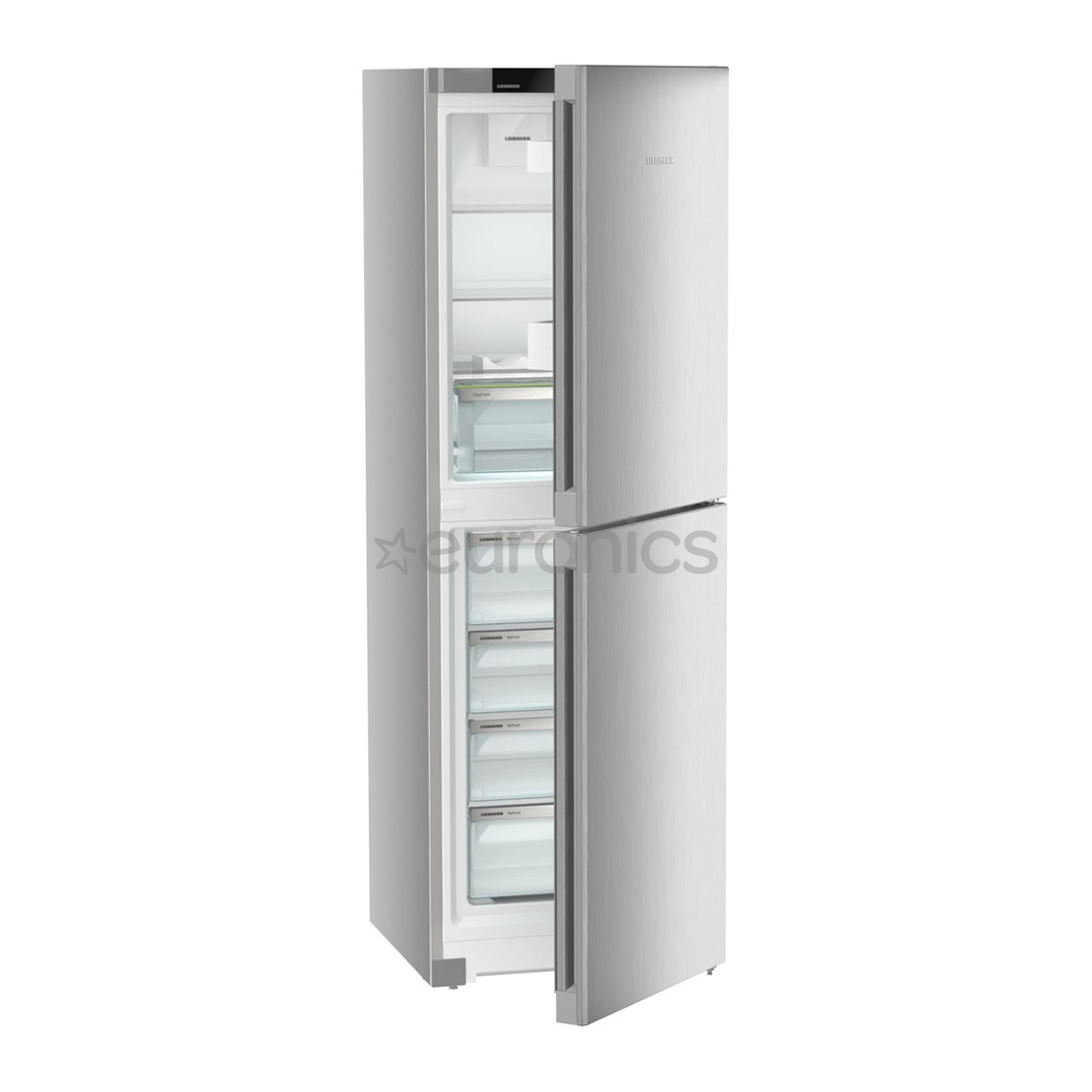 Liebherr, NoFrost, 319 L, height 186 cm, silver - Refrigerator