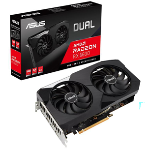 Asus, AMD Radeon RX 6600, 8 GB GDDR6, 128 bit - Graphics Card