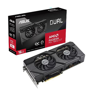 Asus, AMD Radeon RX 7800 XT, 16 GB GDDR6, 256 bit - Graphics Card