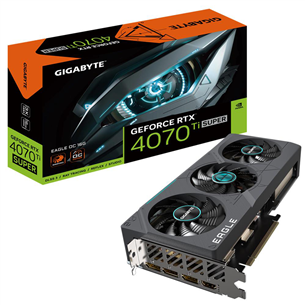 Gigabyte, NVIDIA GeForce RTX 4070 Ti Super, 16 GB GDDR6X, 256 bit - Graphics Card 4719331354114