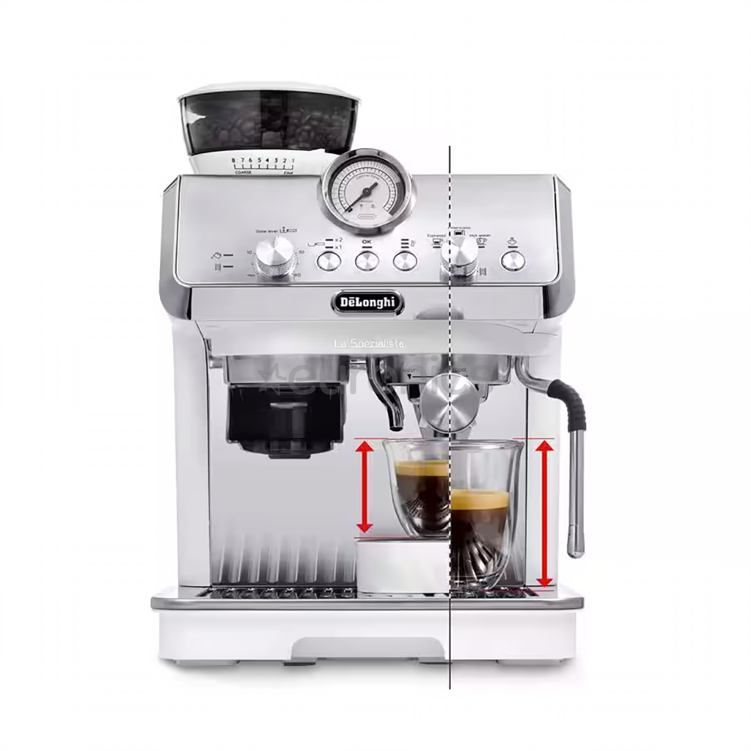 DeLonghi La Specialista Arte, white - Manual espresso machine