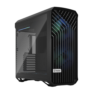 Fractal Design Torrent, RGB, tempered glass, light tint, black - PC case