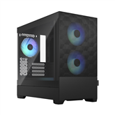 Fractal Design Pop Mini Air, RGB, melna - Datora korpuss