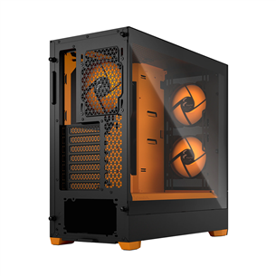 Fractal Design Pop Air, RGB, oranža/melna - Datora korpuss