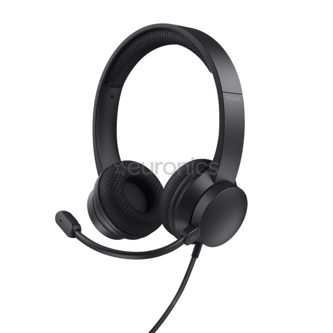 Trust Ayda, USB, noise-cancelling microphone, black - Headset