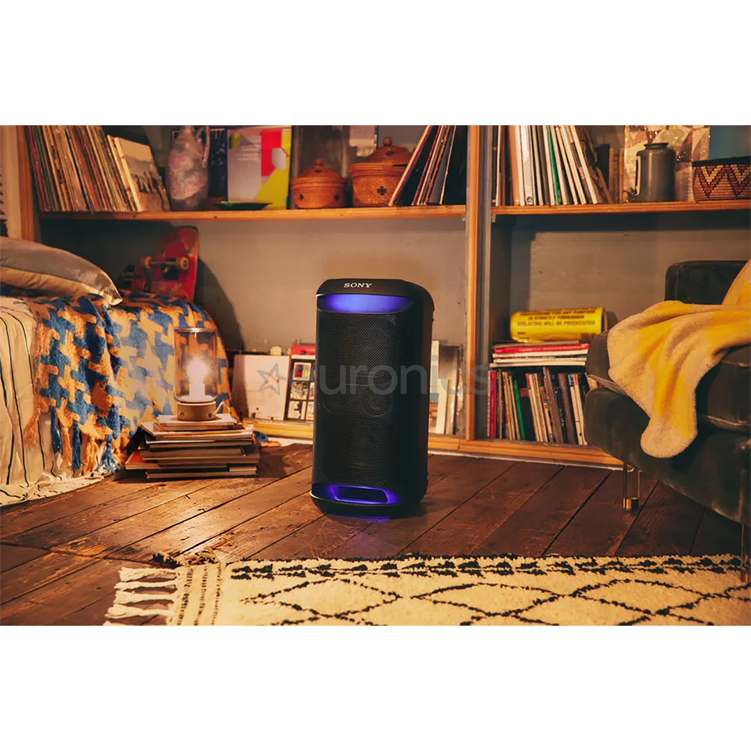 Sony XV500 X-Series, Bluetooth, USB-A, melna - Portatīvais bezvadu skaļrunis