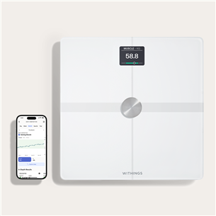 Withings Body Smart, balta - Diagnostiskie elektroniskie svari