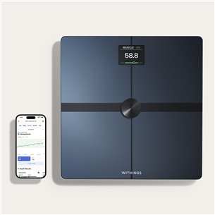 Withings Body Smart, melna - Diagnostiskie elektroniskie svari