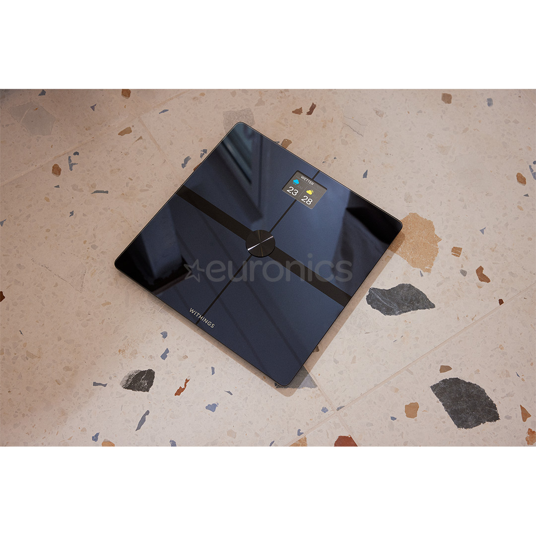 Withings Body Smart, melna - Diagnostiskie elektroniskie svari
