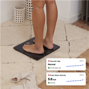 Withings Body Comp, melna - Diagnostiskie elektroniskie svari