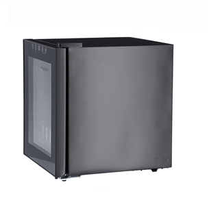 Severin, 15 bottles, height 52 cm, black - Wine Cooler